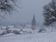 Le village sous la neige