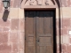 Au dessus de cette porte de l'église TYMPAN ROMAN , le Crist avec les apôtes Pierre et Paul  - vers 1190 -1200-