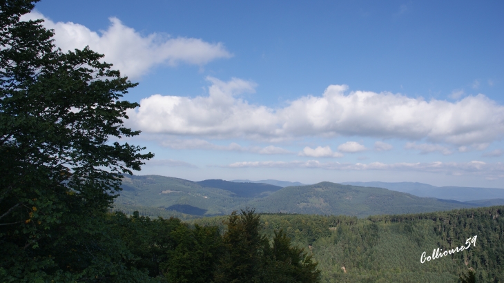 Le Mont Sainte Odile  ( vues du mont Sainte Odile ) - Ottrott