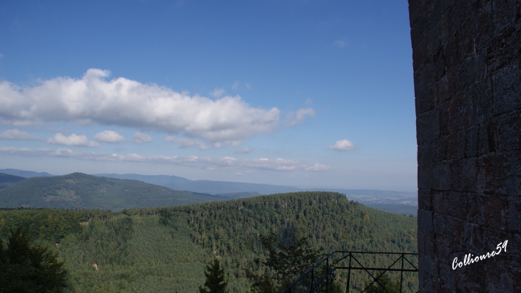 Le Mont Sainte Odile  ( vues du mont Sainte Odile ) - Ottrott
