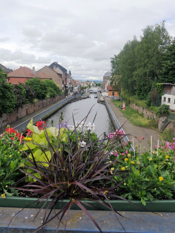 La canal de la Marne au Rhin côté ville - Saverne