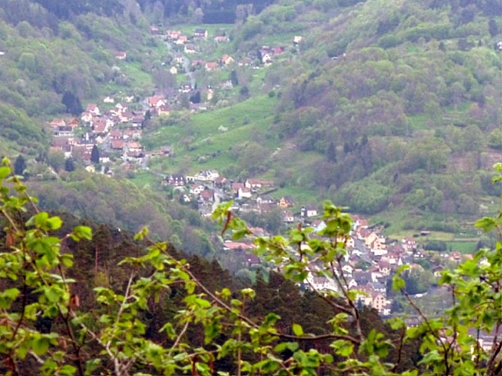 Vue sur le village - Eschbach-au-Val