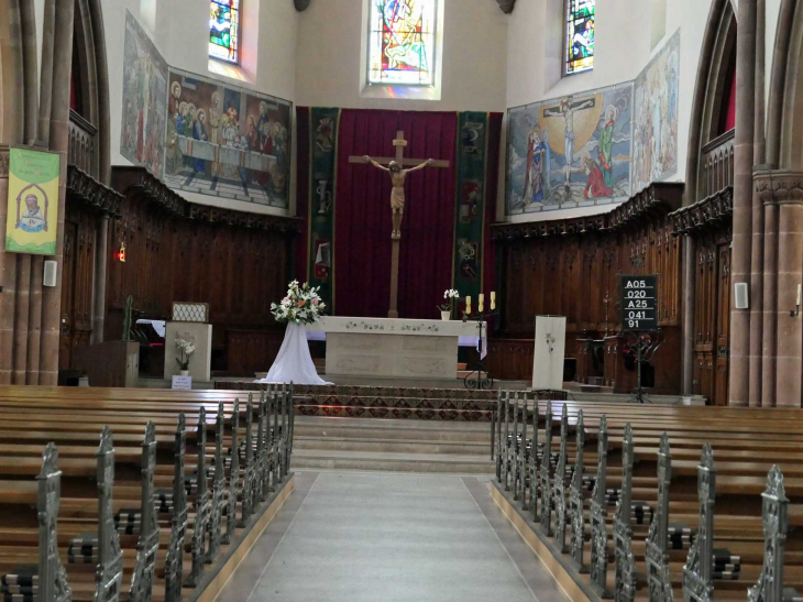 L'église Saint Urbain: le choeur - Orbey