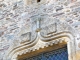 Photo suivante de Angoisse Eglise Saint Martin : linteau sculpté au dessus du portail.