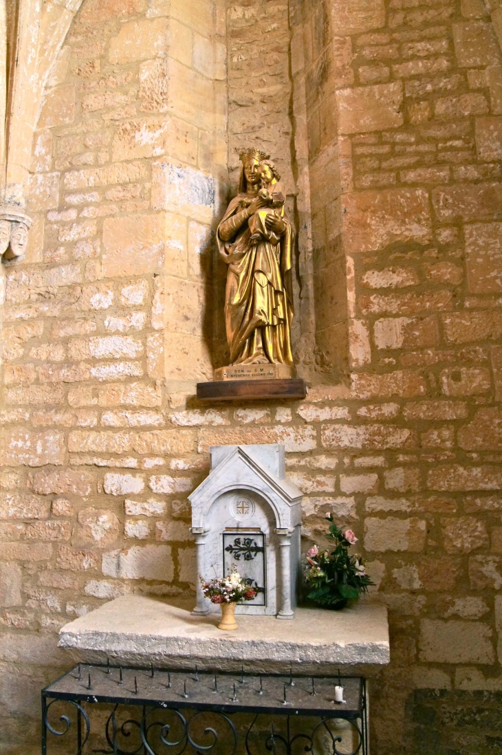Eglise Saint-Etienne : chapelle du collatéral. - Archignac