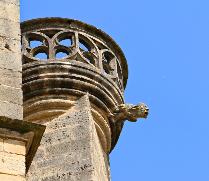 Gargouille de la chapelle du château. - Biron