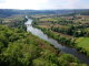 Vue sur la vallée de la Dordogne depuis le belvédère de la Barre.