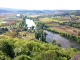 Vue sur la vallée de la Dordogne depuis le belvédère de la Barre.