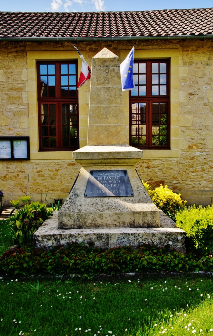 Monument-aux-Morts - Fanlac