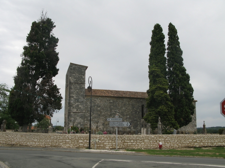 Eglise-Façade sud - Flaugeac