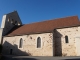 Eglise Saint Astier, romane, avec un clocher-mur à quatre baies campanaires.