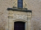 Le portail XVIIème de l'église.