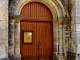 Le portail de l'église Notre Dame de la recluse