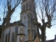 Photo suivante de Lanouaille Le clocher-porche de l'église Saint Pierre ès Liens du XIXe siècle.