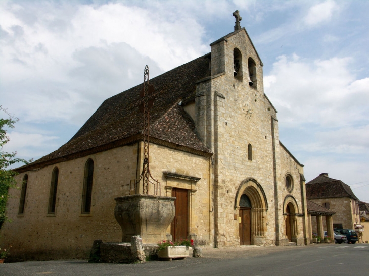 L'église - Lanquais
