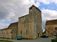 l'église en partie du XIIe siècle et sonclocher fortifié