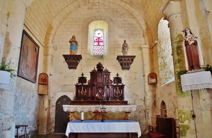 --église Saint-Eutrope - Lusignac