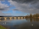 Le Pont de chemin de fer sur la Dordogne.