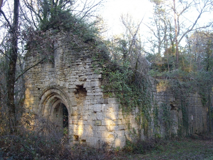 Ruine de la chapelle de Bouley 12ème au lieu-dit Rouffiat. - Montignac