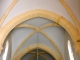 Photo précédente de Nojals-et-Clotte Eglise Sainte Quiterie de Nojals : le plafond de la nef.