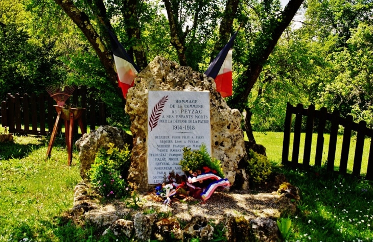 Monument-aux-Morts - Peyzac-le-Moustier