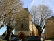 Photo suivante de Saint-Laurent-des-Bâtons Façade ouest de l'église Saint Laurent.