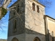 Le clocher de l'église Saint Laurent.