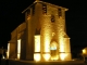 église romane éclairée