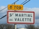 Photo précédente de Saint-Martial-de-Valette Autrefois: s'est aussi appelé Valette-les-Eaux. Ancien repaire noble ayant haute justice sur la paroisse, en 1760.