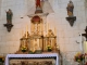 L'autel de l'église fortifiée Saint Martial.