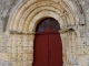 Le portail de l'église Saint-Martin.
