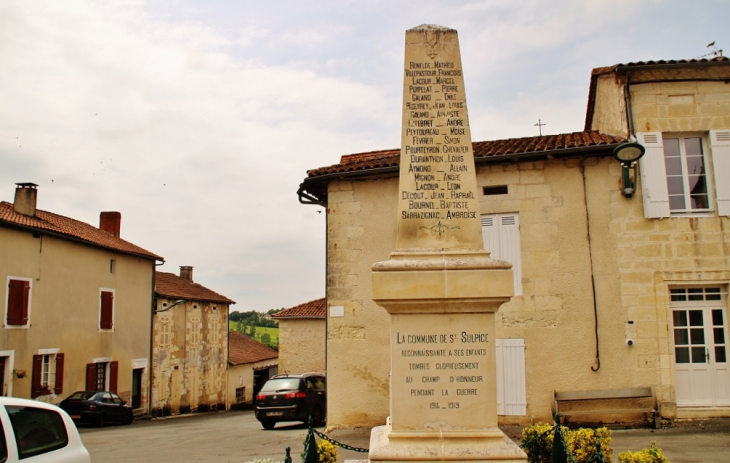 Monument-aux-Morts - Saint-Sulpice-de-Roumagnac