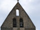 Clocher-mur de l'église Sainte-Croix.