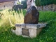 Stèle en hommage à Jean Festugière. Maître de la Forge D'Ars 1785 à 1829. Né à Ste Orse le 20 septembre 1761.