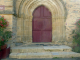 le portail roman de l'église