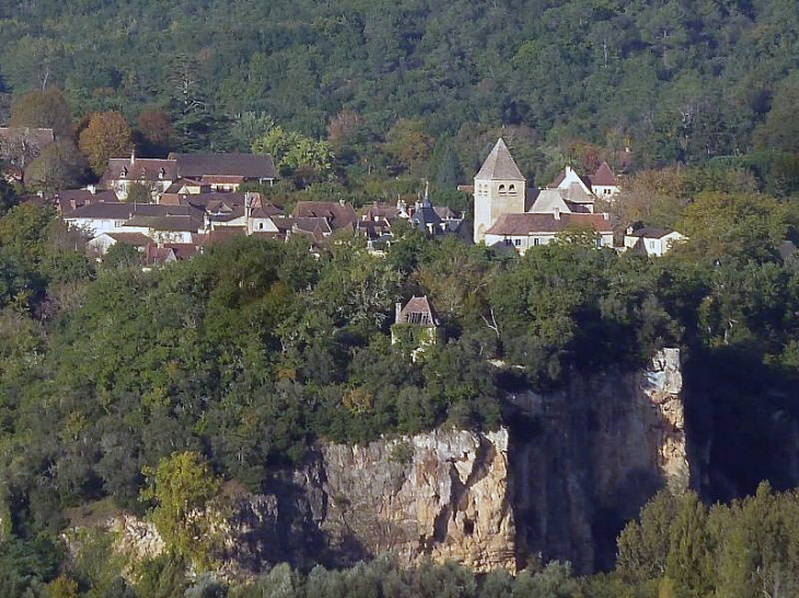Le village vu de Domme - Vitrac