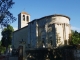 L'église romanr fortifiée de Beychac et son clocher XIIIème.