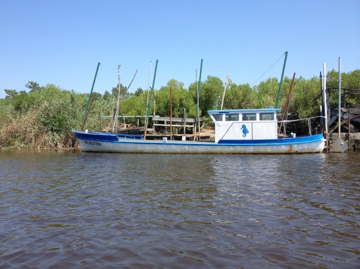 Embarcation typique sur le delta de l'Eyre. - Biganos