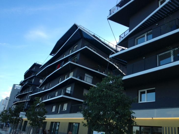 Exemple d'architecture du quartier Ginko. - Bordeaux