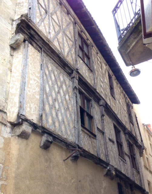 Ancienne maison à pans de bois XVIème, rue Pilet. - Bordeaux