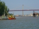 Photo suivante de Bordeaux Le Batcub à l'approche du pont d'Aquitaine.