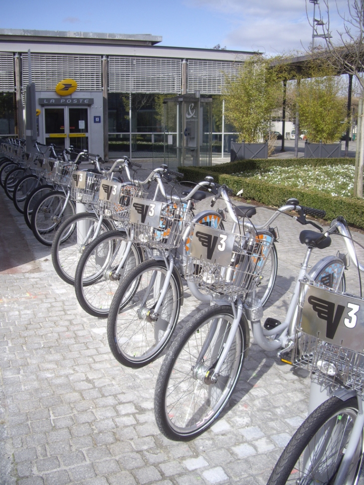 Station vélo VCub de Bruges