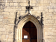 Photo suivante de Escoussans Le portail de l'église Saint Seurin.