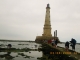Le phare de Cordouan et ses environs à marée basse.