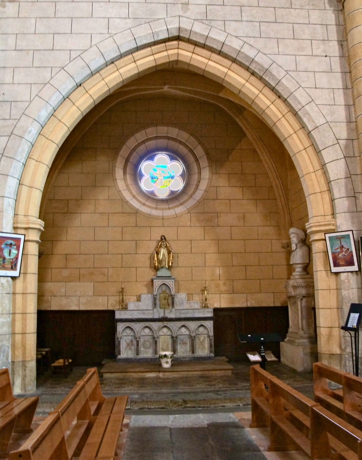 Eglie Notre-Dame : chapelle latérale nord. - Monségur