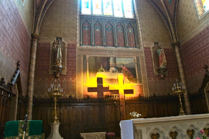 Le Choeur de l'église Notre-Dame. - Monségur