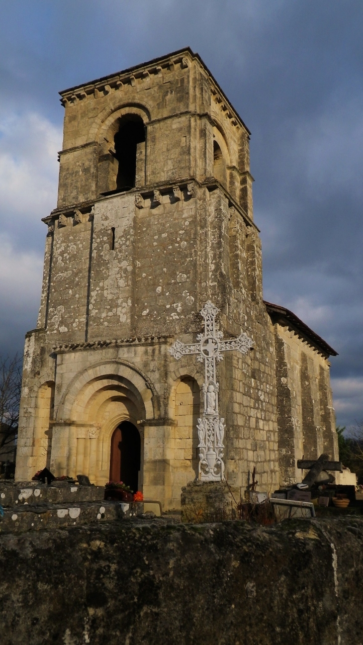 L'église romane de Parsac, XII et XIIIème siècle (IMH). - Montagne