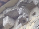 Modillon sculpté de l'église de Cornemps.