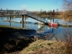 Photo suivante de Portets Le ponton de plaisance sur la Garonne.