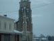 l'église sous la neige